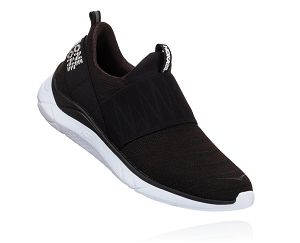 Hoka One One Hupana Slip Womens Training Shoes Black/White | AU-1628940